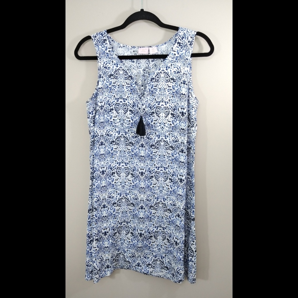 St. Tropez West 100% Linen Dress Size Small